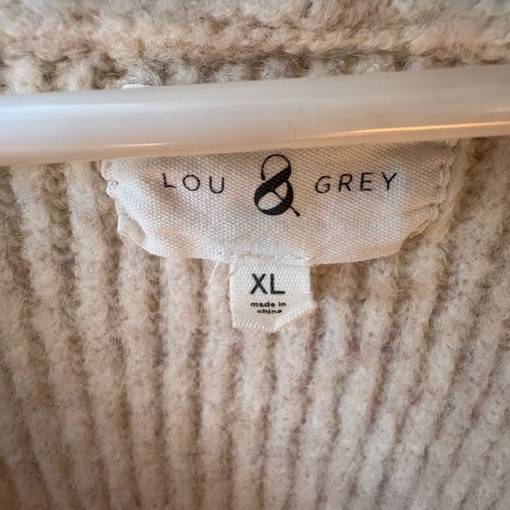 Lou & Grey Soft Cream Knit Top - Picture 3 of 6